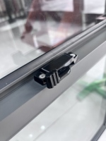 Fenêtre à battants en verre trempé insonorisée de haute qualité au design moderne pour la maison Fenêtres à guillotine simple en aluminium