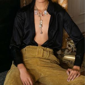 Estilo bohemio <span class=keywords><strong>Tarot</strong></span> Long Sun Moon Devil's Eye Colgante Latón Corazón Aniversarios Collar para mujer - Product Image 3