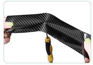 Autocollant en fibre de carbone <span class=keywords><strong>K5D</strong></span> Nano Tape pour la protection des zones de marches de voiture Protection des bords de porte - Product Image 5