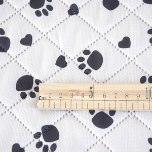 Nhà Máy Bán Hàng Trực Tiếp Siêu Âm Bông Cotton Composite Vải Pet Mat rô Đệm Mô Hình In Sợi Ngang Dệt Kim Loại - Product Image 3