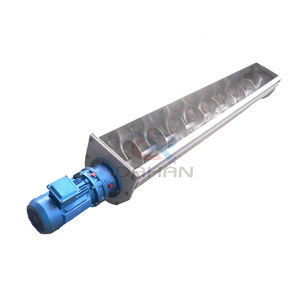 304 स्टेनलेस स्टील खिला मसाला पाउडर खड़ी सर्पिल कन्वेयर कीड़ा पेंच लिफ्ट - Product Image 6