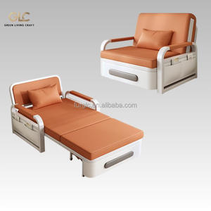 Modern <strong>Convertible</strong> <strong>Sofa</strong> <strong>Bed</strong> 2 Seater Living Room Furniture Single <strong>Sofa</strong> <strong>Bed</strong> With Storage - Product Image 1