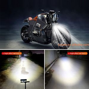 <span class=keywords><strong>Prix</strong></span> usine 2 pièces moto phares projecteurs DRL Flash 6LED haute luminosité lampe véhicule électrique Autocycle ampoules modifiées - Product Image 4