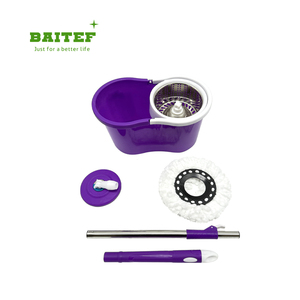 Cổ điển ma thuật 360 độ xoay lau với xô không gỉ Nhà Máy Giá hộ gia đình công cụ làm sạch - Product Image 2