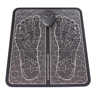 Máquina Massageador Pé Aumenta a Circulação do Fluxo Sanguíneo Modo Bateria EMS Foot Massager Pad Pés Esteira de Estimulação Muscular