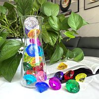 Jouets de plongée pour piscine, diamants en acrylique, bijoux de plongée, pierres précieuses de plage pour les jeux aquatiques d'été