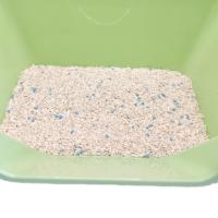 Litière pour chat en tofu et SAP mélangée, durable, biodégradable, écologique, à agglomération rapide, hautement absorbante et à faible teneur en poussière