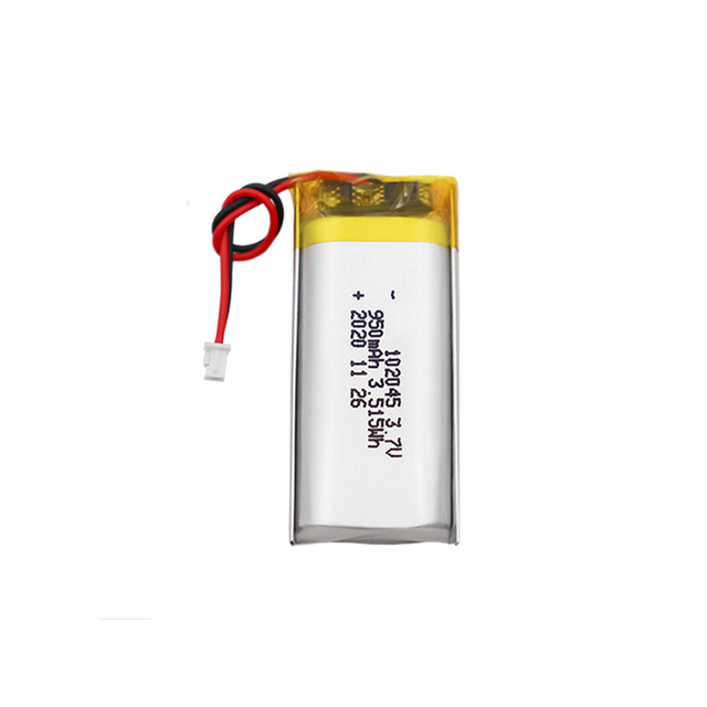 China Polymer Lithium Battery Factory 3.7V Rechargeable 102045 950mAh Lithium Ion Battery for Beauty Instrument