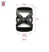 Sangle en nylon réglable de 38mm pour sac en plastique Boucle de sangle à dégagement rapide Couleur et taille personnalisées