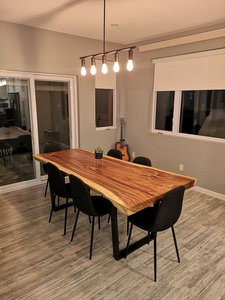 Modern Furniture South America Walnut Natural Shape <strong>Table</strong> <strong>Top</strong> Live Edge <strong>Wood</strong> Slab Dining <strong>Table</strong> - Product Image 4