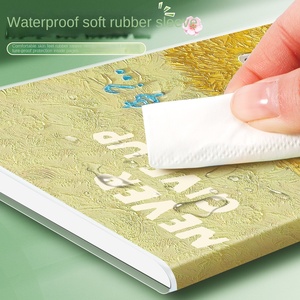 Bộ tứ đối tác B5 giá trị cao nhỏ tươi A5 văn phòng sinh viên máy tính xách tay dày màu đỏ với phong cách in cho quà tặng và bán buôn - Product Image 3