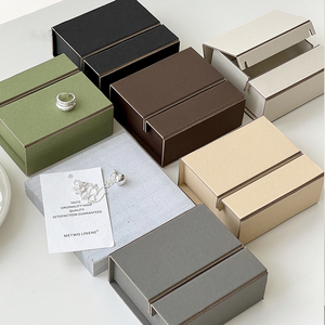 High Quality Two-Piece Card Box Jewelry <b>Gift</b> Box Cardboard Jewelry Packaging Storage <b>Boxes</b> - Product Image 3