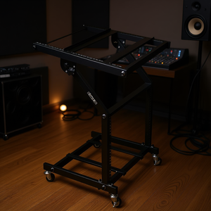 Chariot à roulettes ProX 9U pour équipement audio de studio - Product Image 2