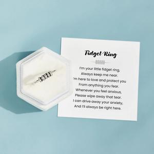 Bague rotative en <span class=keywords><strong>argent</strong></span> sterling S925 SPJ, anneaux anti-anxiété pour femmes, zircon coloré, perles rotatives, produit tendance, prêt à l'emploi - Product Image 5