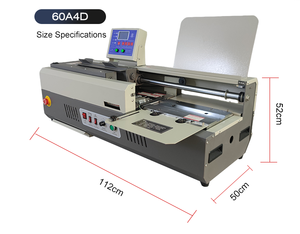 Super Septembre : Machine à relier électrique de table TB02 pour couverture souple, avec fraise en alliage et contrôle par clé/écran tactile, 220/110V - Product Image 2