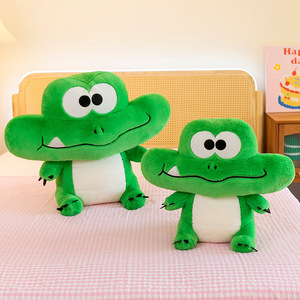 Peluche mignonne de crocodile de dessin animé, jouet en coton PP, cadeau d'anniversaire, jouet pour machine à griffes, jouet pour enfants pour la décoration de la maison - Product Image 1