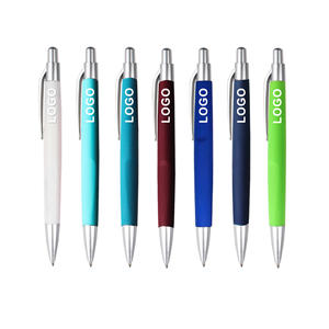 Venta al por mayor logotipo personalizado impreso bolígrafo promocional Boce al por menor pluma de gel varios colores retráctil pluma de plástico de goma suave - Product Image 5