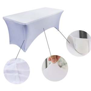 Mantel de boda de banquete Personalizado 1 cubierta de mantel de poliéster para evento de Feria Comercial - Product Image 6