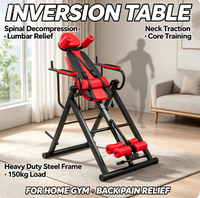 Machine d'inversion pour traction lombaire, mécanique, non pliable, aide à la remise en forme à domicile avec fonctions d'augmentation de la taille et d'étirement