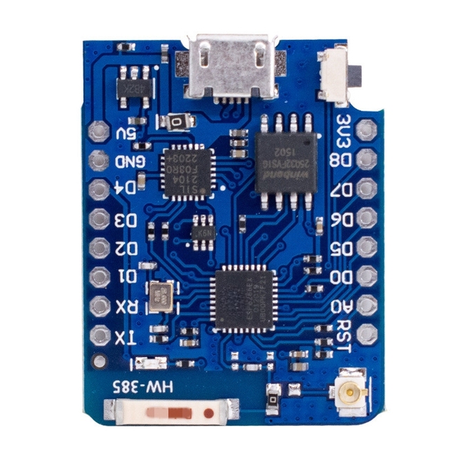 WEMOS D1 Mini Pro 16M Bytes External Antenna Connector Nodemcu ESP8266 Wifi IOT Development Board With Pins.