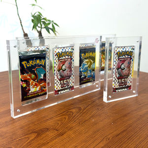 TCG-Booster de cartes Pokémon personnalisées à 4 emplacements, cadre en acrylique, avec support pour étui, <span class=keywords><strong>Dragon</strong></span> <span class=keywords><strong>Ball</strong></span> <span class=keywords><strong>Super</strong></span> Yu Gi Oh - Product Image 4