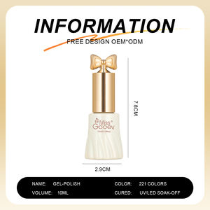 Miss Gooey 221 Colores, Set de Esmalte de <span class=keywords><strong>Uñas</strong></span> en Gel Ecológico, No Tóxico, Personalizado de Fábrica, 15ml, Autonivelante, UV, Marca Privada - Product Image 4