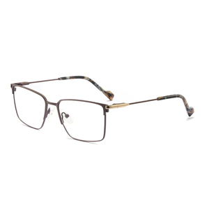 LE6542 メンズメタルスクエア光学フレーム高品質眼鏡フレーム新デザインアイグラス<span class=keywords><strong>2026</strong></span> - Product Image 5