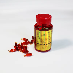 Suplemento dietético, cápsula de gel blando de aceite de Krill para mascotas, gatos, salud del cabello, fosfolípidos, astaxantina, Omega-3, EPA, DHA - Product Image 1