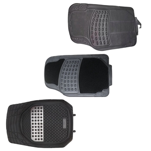 Tappetini Auto in PVC Facili da Lavare, Uso Universale, Personalizzati 5D, Set da <span class=keywords><strong>4</strong></span> Pezzi, Impermeabili, Antiscivolo -001 - Product Image 5