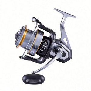 NUEVO Carrete de Pesca Giratorio de Aleación de Aluminio Serie AC 3000 6000 12000 5+1BB 5.1:1 con Manivela CNC de Alta Velocidad Intercambiable y Freno - Product Image 1