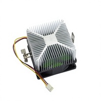 Ventilateur de refroidissement CPU, dissipateur thermique en aluminium pour ordinateur de bureau, compatible avec les sockets de la série AMD
