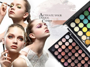 Eauty-paleta de sombras de ojos, juegos de paleta de sombras de ojos de color nude, europea y americana - Product Image 4