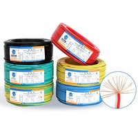 Cable Flexible de Cobre Estándar Nacional BVR-1 Jinda de 1.5 a 185 mm² Azul 6 mm² Origen: China Continental