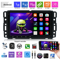 Autoradio android 1G 16G 8 pouces pour BUICK/GMC/Chevrolet Avalanche/Silverado 1500/Traverse stéréo vidéo, lecteur DVD gps