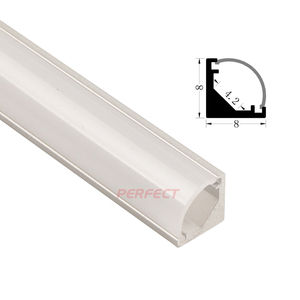 Profilé <span class=keywords><strong>LED</strong></span> en aluminium pour plafond et mur, bande <span class=keywords><strong>LED</strong></span> pour armoire, 2 m, profilé en U, pour salles blanches - Product Image 3