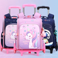 Sacs à dos à roulettes petit sac d'école à roulettes Bagages pour enfants Sac à dos à roulettes pour fille Sacs à roulettes pour l'école