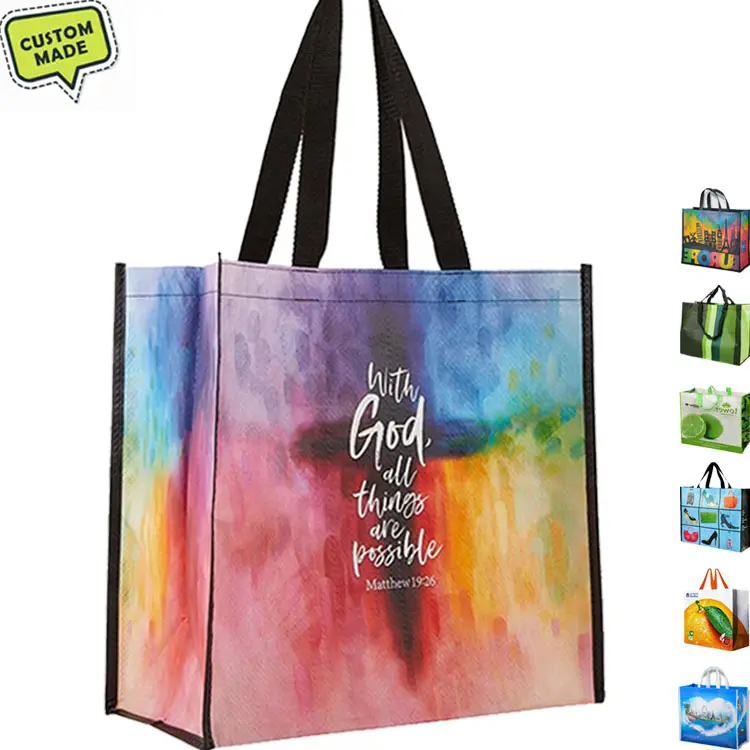 Bolsas de compras de tela reutilizable no tejidas personalizadas, bolsas de regalo doradas, bolsas de compras no tejidas con logotipo impreso personalizado