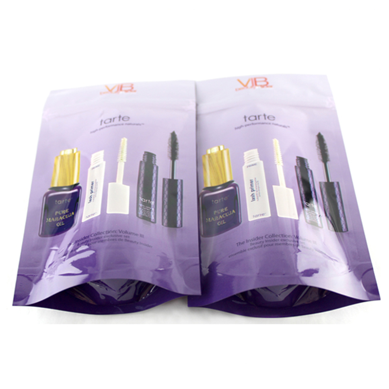 Customized Printing Laminated Foil Face Mask Packaging Three Side Seal Plastic Packaging Bags