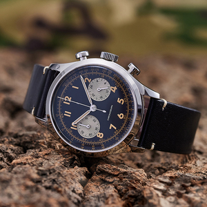 Montre de sport personnalisée de haute qualité pour homme, en acier inoxydable 316l, japon, chronographe, tachymètre, quartz <span class=keywords><strong>vk64</strong></span>, fluorober - Product Image 3