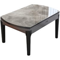 Combinaison Table et Chaises de Salle à Manger Moderne, Design Rétractable pour Usage Domestique, Ferme, Appartement, Hôtel - Matériaux Divers