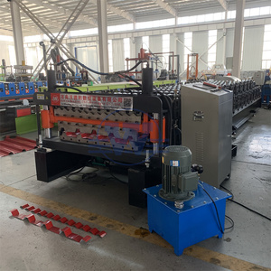 China Factory Supply Double Layer Metal Panel Making Machine Corrugated <b>Sheet</b> Making Machine Trapezoidal <b>Sheet</b> Making Machine - Product Image 2