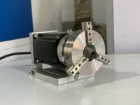 Pièces d'équipement laser à axe rotatif pour machine de gravure et de marquage laser à fibre optique (cylindres)