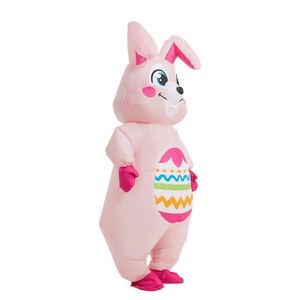 Costume gonflable de lapin rose pour adulte, pour fête, cosplay, festival, célébration, Pâques, costume gonflable intégral - Product Image 2