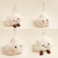 Pendentif porte-clés de poupée en peluche douce créative léger et mignon petit cadeau pour vêtements sac accessoires lot article