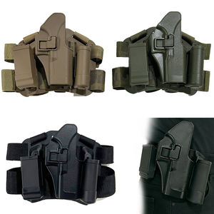 ซองปืนแบบดึงเร็ว ขายตรงจากโรงงาน ซองปืนแบบคู่ป้องกันสองชั้น สำหรับคาดเอวและคาดขา ใช้ได้กับปืนคอมโบและซองปืน - Product Image 1