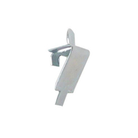 Support de feuille en tôle d'acier inoxydable personnalisé, pince plate en métal, Clips à ressort en forme de V de retenue de Contact