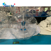 Ballon de football gonflable à bulles pour adultes, en TPU/PVC, très vendu