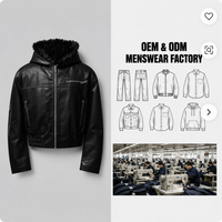 Blouson Biker Court Premium pour Homme en Cuir PU Texturé Terracotta avec Épaulettes Rembourrées, Cloutures et Rivets Style Punk Avant-Gardiste
