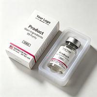 Étiquettes personnalisées durables et imperméables pour flacons de peptides, impression HD, 1 ml, 3 ml, 10 ml, autocollants PVC pour flacons individuels, boîtes d'emballage en vinyle