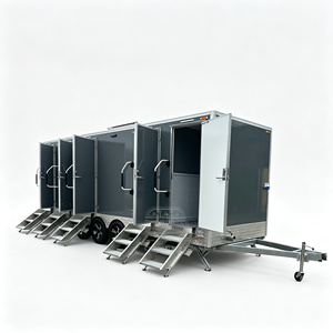Toilettes portables pour camping-car, caravane, salle de bain préfabriquée, WC extérieur, douche extérieure avec toilettes, salle de bain extérieure pour remorque - Product Image 1